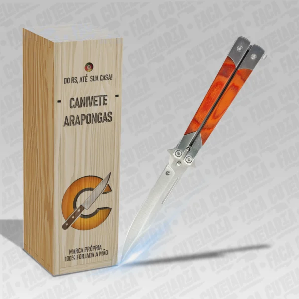 Canivete Arapongas Butterfly - Aço Inox 420 – Para Quem Você Valoriza