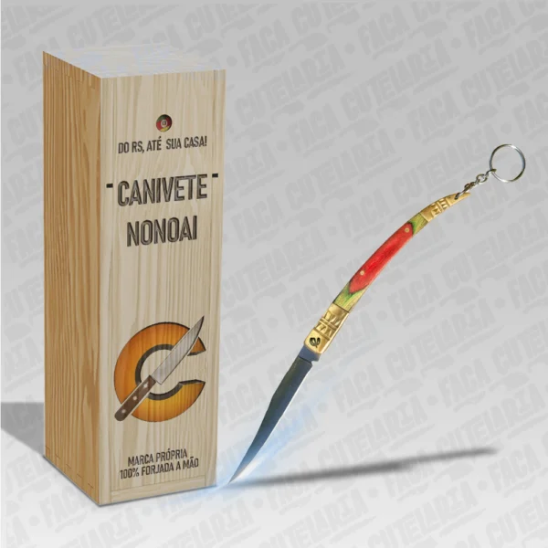 Canivete Nonoai Chaveiro - Aço Inox 420 – Para Quem Você Valoriza