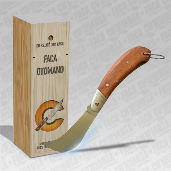 Canivete Otomano Lâmina Curva - Aço Inox 420 – Para Quem Você Valoriza